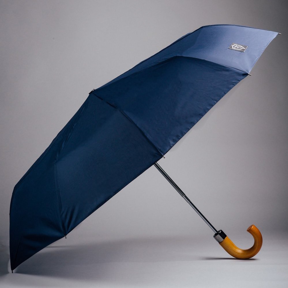 navy blue compact umbrella