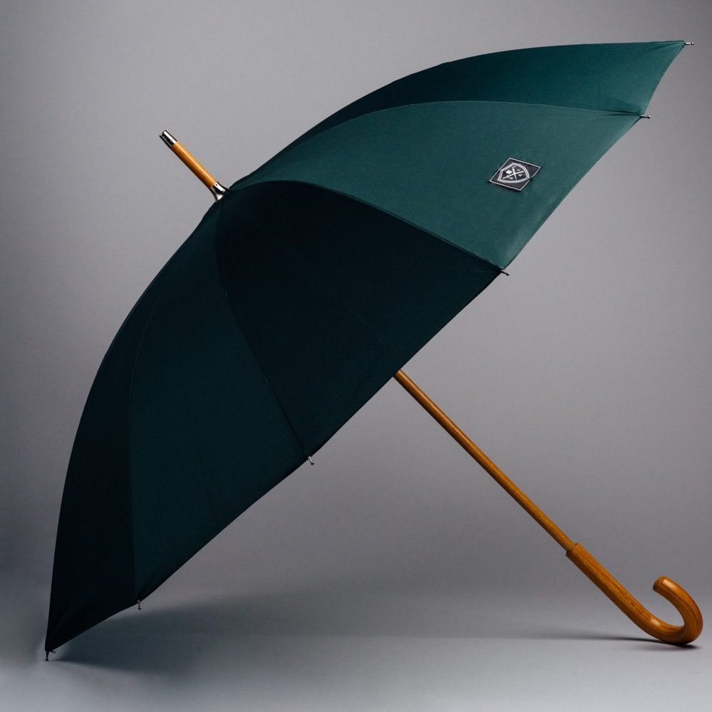 Classic Dark Green Umbrella - Rain and Son - Classic and Stylish Umbrellas