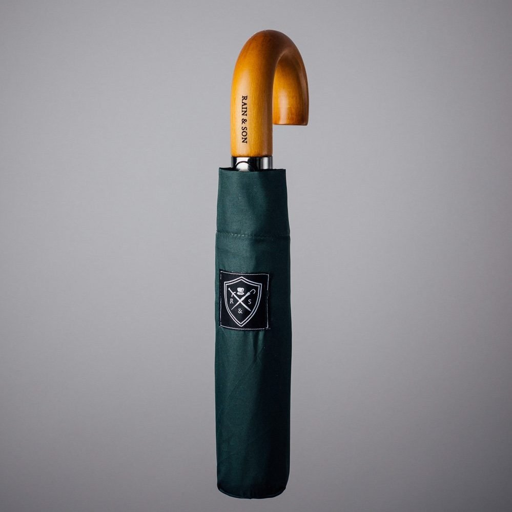 Dark Green Compact Umbrella