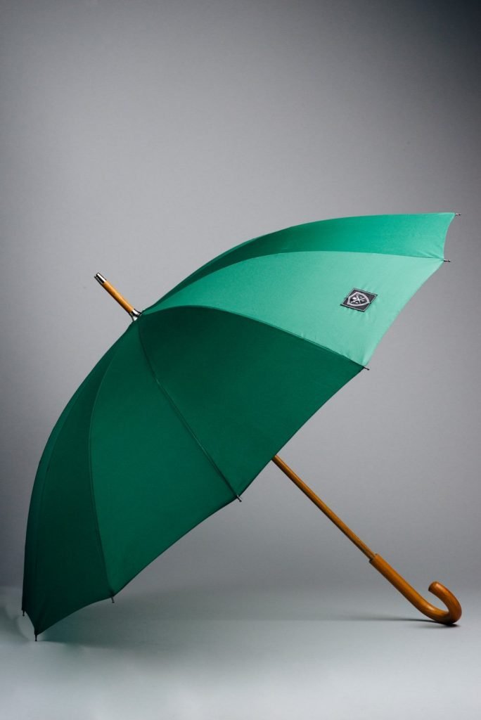 Classic Green Umbrella Rain and Son Classic and Stylish Umbrellas