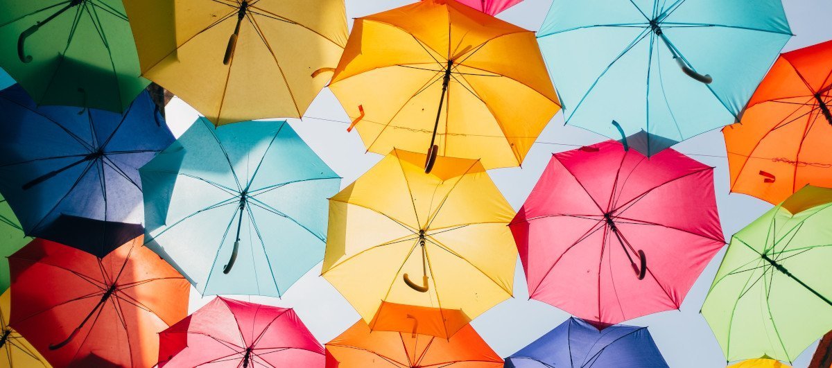 colorful umbrellas