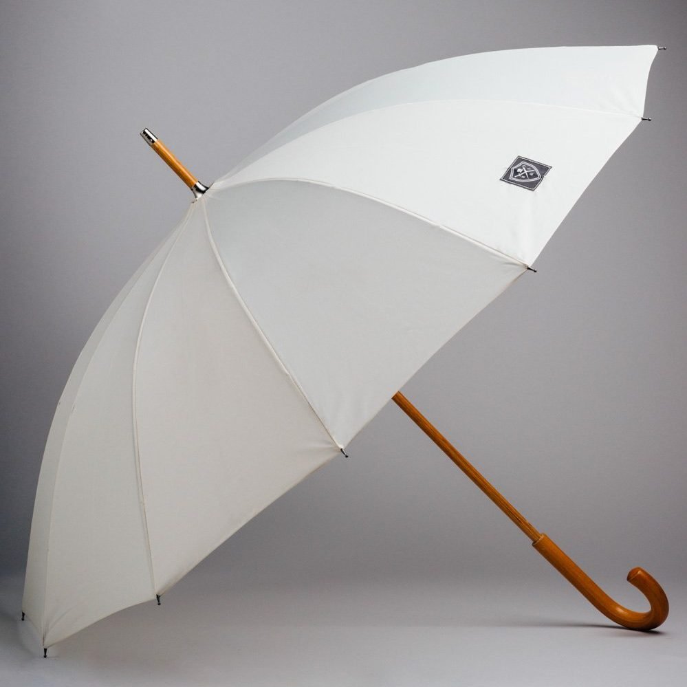 trendy white umbrella for weddings